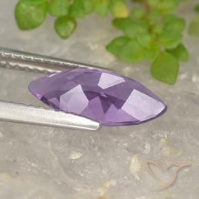Améthyste Violet Iris naturelle Marquise, 1.36 ct, VS