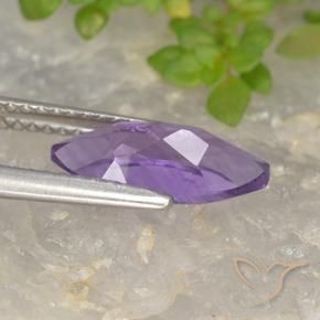Améthyste Pourpre violacé profond naturelle Marquise, 1.49 ct, VS