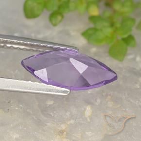 Améthyste Pourpre violacé profond naturelle Marquise, 1.28 ct, VS