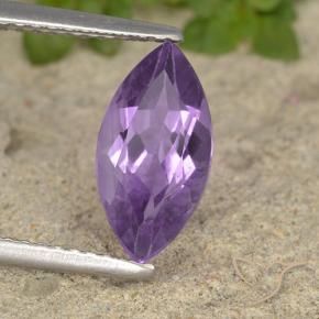 Améthyste Violet moyen naturelle Marquise, 1.77 ct, VS