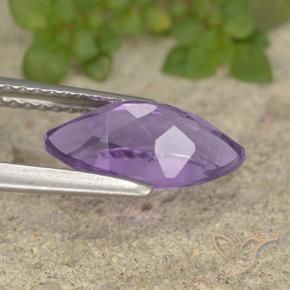 Améthyste Violet moyen naturelle Marquise, 1.77 ct, VS