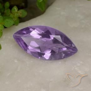 Améthyste Violet moyen naturelle Marquise, 1.53 ct, VS