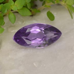 Améthyste Violet moyen naturelle Marquise, 1.86 ct, VS