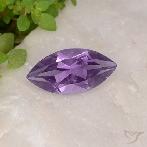 1.70ct Naturel Violet moyen Améthyste, Marquise, VS