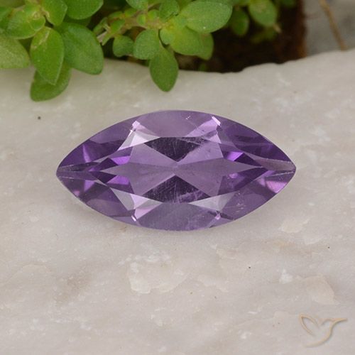 1.61ct Naturel Violet moyen Améthyste, Marquise, VS