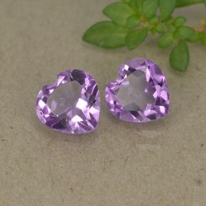 Achetez naturel 1,30ct violet améthyste gems, forme de coeur, en provenance brésil chez gemselect. en stock, livraison internationale!