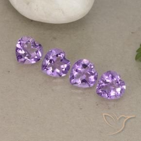 Shop natural 2.80ct Pourpre violacé moyen Améthyste gems, Cœur, from Brésil at GemSelect. In stock, global shipping!