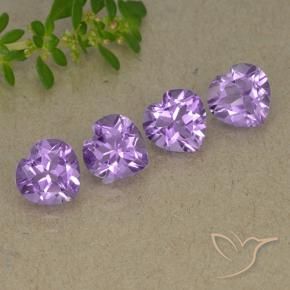 Shop natural 2.90ct Violet moyen Améthyste gems, Cœur, from Brésil at GemSelect. In stock, global shipping!