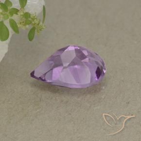 Améthyste Violet Iris naturelle En forme de poire, 1.81 ct, VS