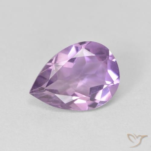 1.48ct Naturel Violet moyen Améthyste, En forme de poire, VVS-VS