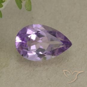 Améthyste Violet foncé naturelle En forme de poire, 2.05 ct, VVS-VS