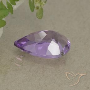 Améthyste Violet foncé naturelle En forme de poire, 2.05 ct, VVS-VS