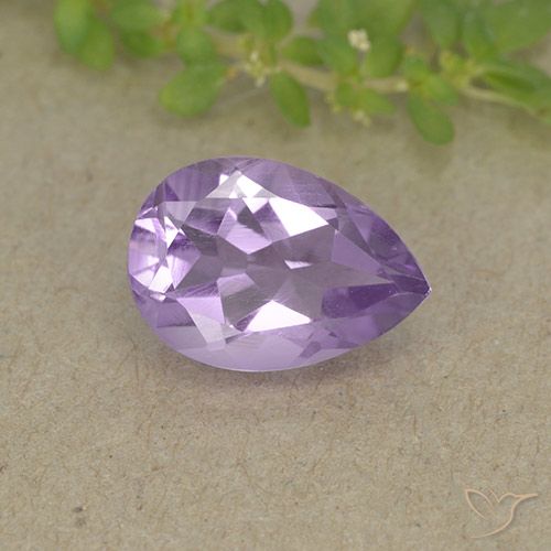 1.75ct Naturel Violet iris profond Améthyste, En forme de poire, VVS-VS
