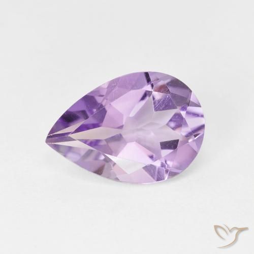 1.63ct Naturel Violet iris profond Améthyste, En forme de poire, VVS-VS