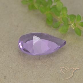 Améthyste Violet Rosâtre naturelle En forme de poire, 1.46 ct, VVS-VS