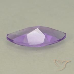 Améthyste Violet Rosâtre naturelle Marquise, 1.26 ct, VS