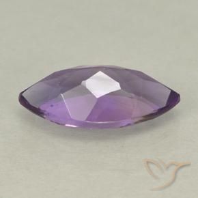 Améthyste Violet moyen naturelle Marquise, 1.62 ct, VS