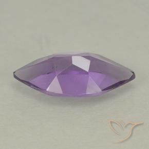 Améthyste Violet moyen naturelle Marquise, 1.32 ct, VS