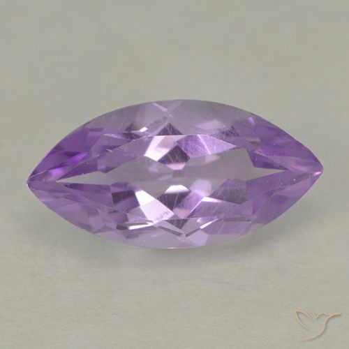 1.60ct Naturel Violet iris profond Améthyste, Marquise, VS