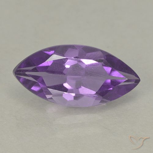 1.55ct Naturel Violet moyen Améthyste, Marquise, VS