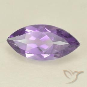Améthyste Violet moyen naturelle Marquise, 1.64 ct, VS