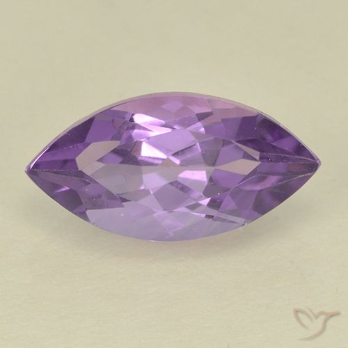 Améthyste Violet moyen naturelle Marquise, 2.01 ct, VS