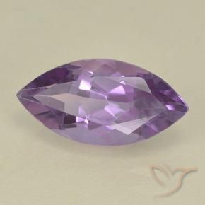 Améthyste Violet moyen naturelle Marquise, 1.69 ct, VS