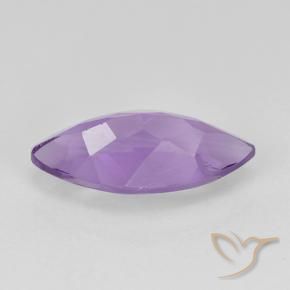 Améthyste Violet iris rosâtre naturelle Marquise, 1.35 ct, VS