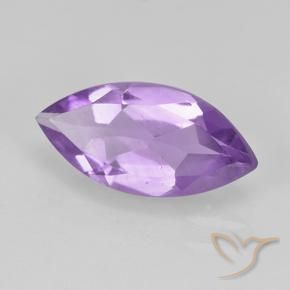 Améthyste Violet foncé naturelle Marquise, 1.37 ct, VS