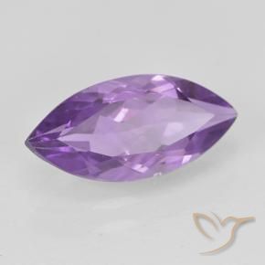 Améthyste Violet moyen naturelle Marquise, 1.39 ct, VS
