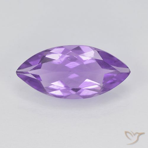 Améthyste Violet iris profond naturelle Marquise, 1.31 ct, VS