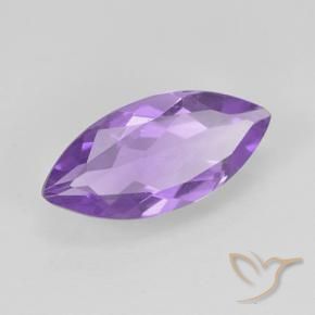 Améthyste Violet iris profond naturelle Marquise, 1.31 ct, VS