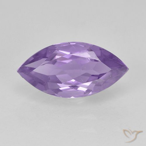 Améthyste Violet moyen naturelle Marquise, 1.92 ct, VS