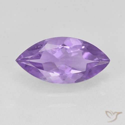 Améthyste Violet moyen naturelle Marquise, 1.45 ct, VS