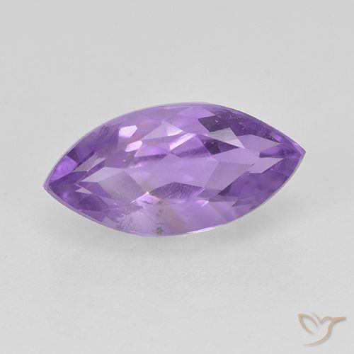 Améthyste Violet moyen naturelle Marquise, 1.77 ct, VS