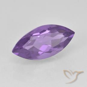 Améthyste Violet moyen naturelle Marquise, 1.92 ct, VS