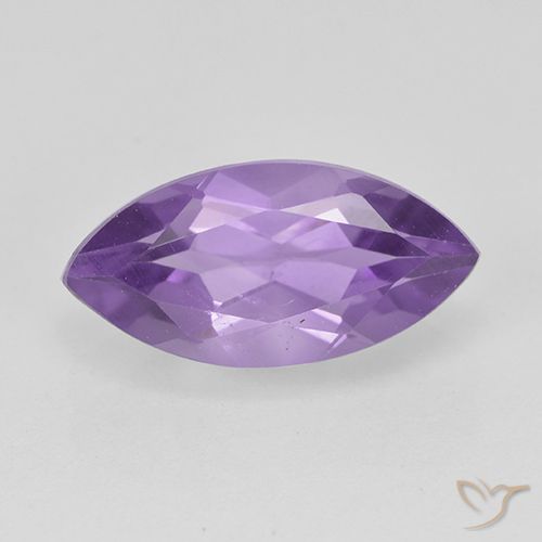 Améthyste Violet moyen naturelle Marquise, 1.73 ct, VS