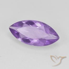 Améthyste Violet moyen naturelle Marquise, 1.23 ct, VS