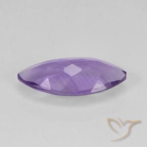 Améthyste Violet moyen naturelle Marquise, 1.23 ct, VS