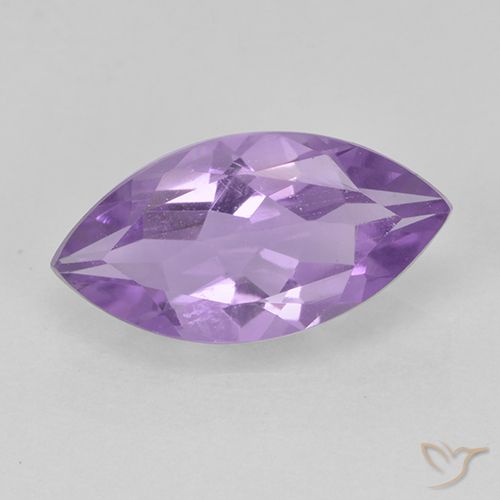 Améthyste Violet moyen naturelle Marquise, 1.59 ct, VS