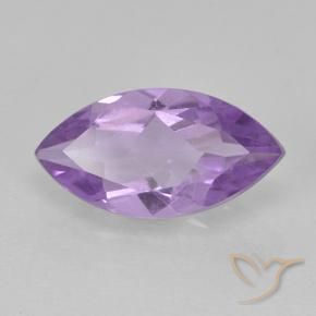 Améthyste Violet moyen naturelle Marquise, 1.59 ct, VS
