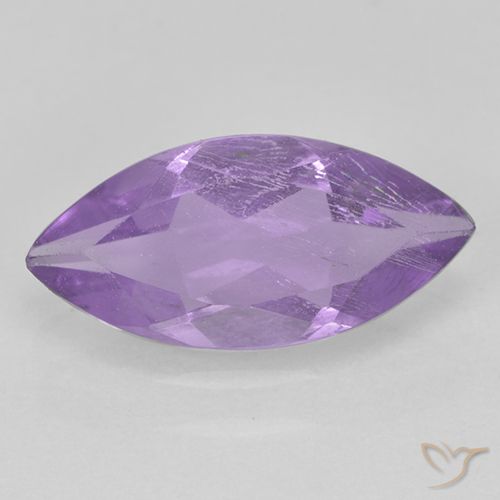 Améthyste Violet moyen naturelle Marquise, 1.31 ct, VS-SI