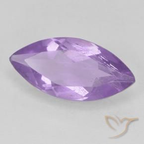 Améthyste Violet moyen naturelle Marquise, 1.31 ct, VS-SI