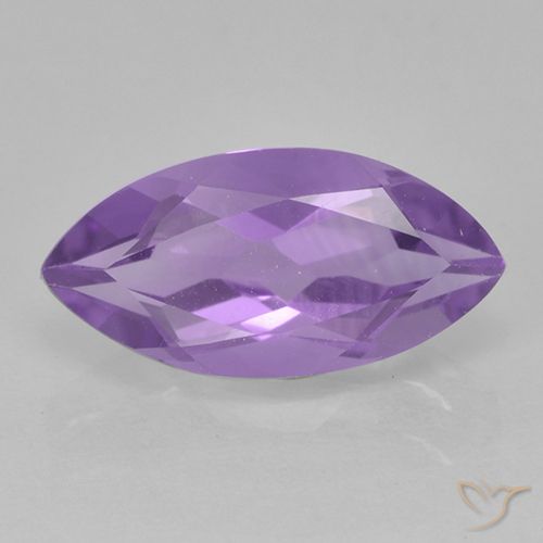 Améthyste Violet moyen naturelle Marquise, 1.67 ct, VS