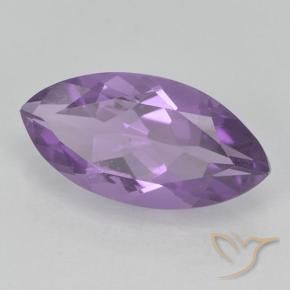Améthyste Violet Iris naturelle Marquise, 1.58 ct, VS