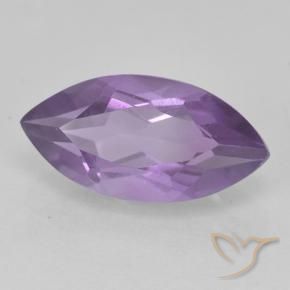 Améthyste Violet rose moyen naturelle Marquise, 1.84 ct, VS
