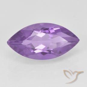 Améthyste Violet moyen naturelle Marquise, 1.79 ct, VS
