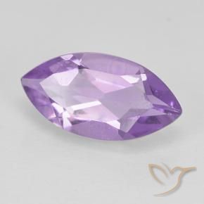 Améthyste Violet moyen naturelle Marquise, 1.42 ct, VS