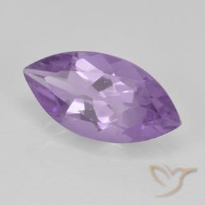 Améthyste Violet moyen naturelle Marquise, 1.47 ct, VS