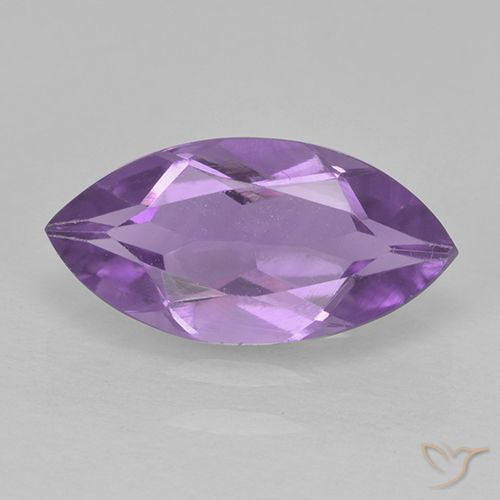 1.52ct Naturel Violet Iris Améthyste, Marquise, VS